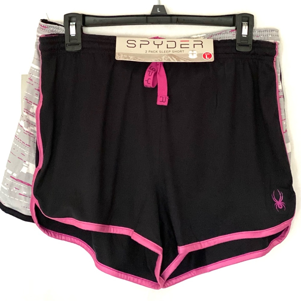 🌷HOST PICK🌷 NWT Spyder 2-pk Jersey Sleep Shorts